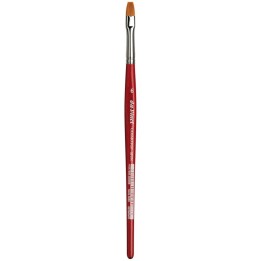 da Vinci COSMOTOP-SPIN Silkpainting Brush, Synthetic, Watercolor, Flat, Size 6
