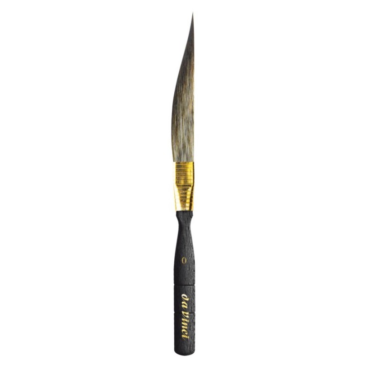 da Vinci CASANEO Dagger Striper with Traditional Pinstriping Handle, Synthetic, Watercolor & Acrylic, Slant, Series 703, Size 0