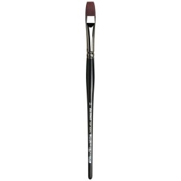 da Vinci TOP-ACRYL Bright Red-Brown Brush, Synthetic, Acrylic & Oil, Flat, Series 7185K, Size 14