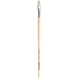 da Vinci TOP-ACRYL White Brush, Synthetic, Acrylic & Oil, Filbert, Series 7482, Size 10