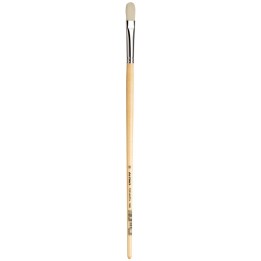 da Vinci TOP-ACRYL White Brush, Synthetic, Acrylic & Oil, Filbert, Series 7482, Size 12