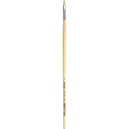 da Vinci TOP-ACRYL White Brush, Synthetic, Acrylic & Oil, Filbert, Series 7482, Size 4