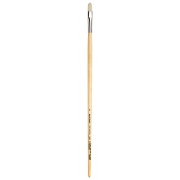 da Vinci TOP-ACRYL White Brush, Synthetic, Acrylic & Oil, Filbert, Series 7482, Size 6