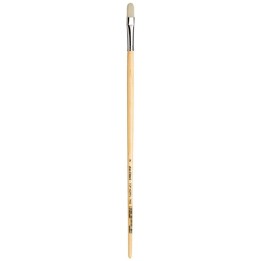 da Vinci TOP-ACRYL White Brush, Synthetic, Acrylic & Oil, Filbert, Series 7482, Size 8