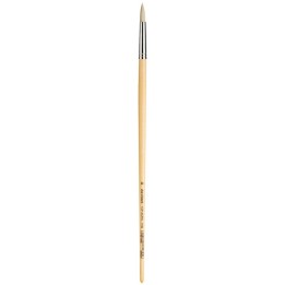 da Vinci TOP-ACRYL White Brush, Synthetic, Acrylic & Oil, Round, Series 7782, Size 10