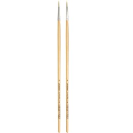 da Vinci TOP-ACRYL White Brush, Synthetic, Acrylic & Oil, Round, Series 7782, Size 4, Pack of 2