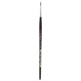 da Vinci TOP-ACRYL Red-Brown Brush, Synthetic, Acrylic & Oil, Round, Series 7785K, Size 1