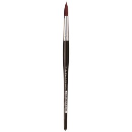 da Vinci TOP-ACRYL Red-Brown Brush, Synthetic, Acrylic & Oil, Round, Series 7785K, Size 12