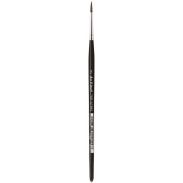 da Vinci TOP-ACRYL Red-Brown Brush, Synthetic, Acrylic & Oil, Round, Series 7785K, Size 2