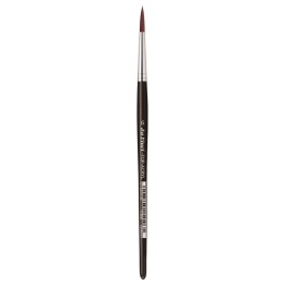 da Vinci TOP-ACRYL Red-Brown Brush, Synthetic, Acrylic & Oil, Round, Series 7785K, Size 6