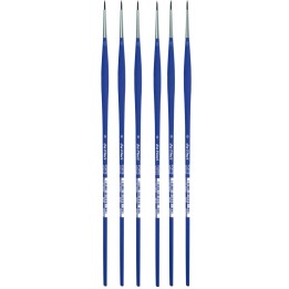 da Vinci FORTE-Acrylics Student Brush, Synthetic, Acrylic & Oil, Round, Series 8630, Size 0, Pack of 6