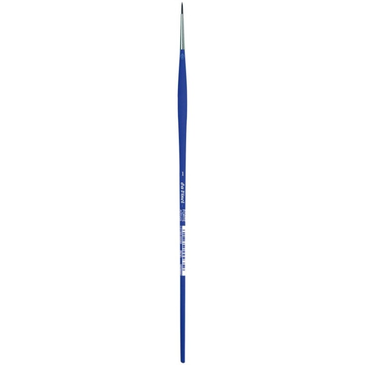 da Vinci FORTE-Acrylics Student Brush, Synthetic, Acrylic & Oil, Round, Series 8630, Size 1