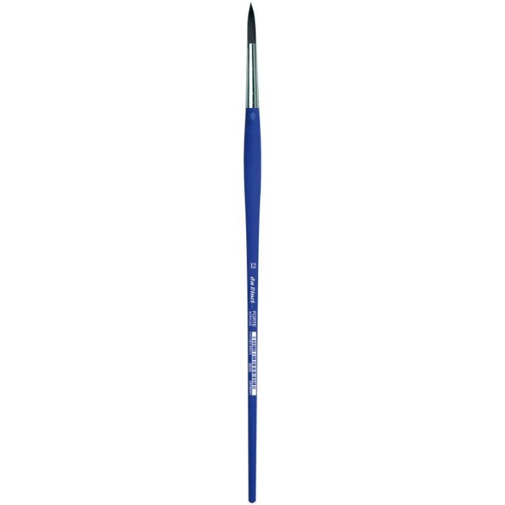 da Vinci FORTE-Acrylics Student Brush, Synthetic, Acrylic & Oil, Round, Series 8630, Size 12