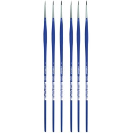 da Vinci FORTE-Acrylics Student Brush, Synthetic, Acrylic & Oil, Round, Series 8630, Size 1, Pack of 6