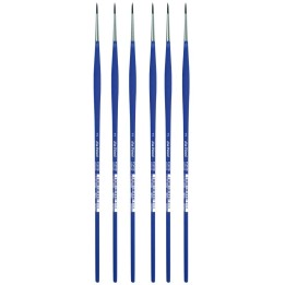 da Vinci FORTE-Acrylics Student Brush, Synthetic, Acrylic & Oil, Round, Series 8630, Size 2, Pack of 6