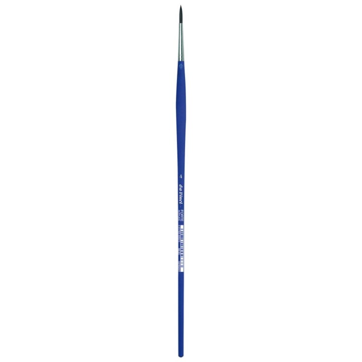 da Vinci FORTE-Acrylics Student Brush, Synthetic, Acrylic & Oil, Round, Series 8630, Size 4