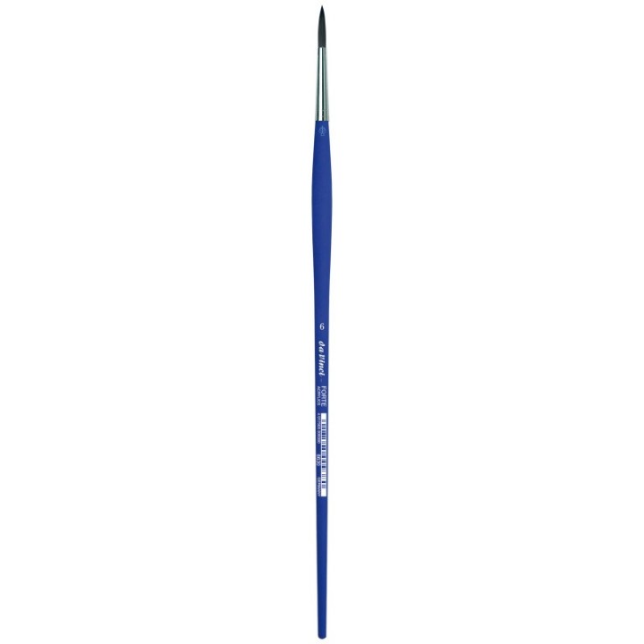 da Vinci FORTE-Acrylics Student Brush, Synthetic, Acrylic & Oil, Round, Series 8630, Size 6