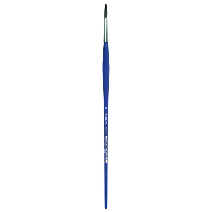 da Vinci FORTE-Acrylics Student Brush, Synthetic, Acrylic & Oil, Round, Series 8630, Size 8