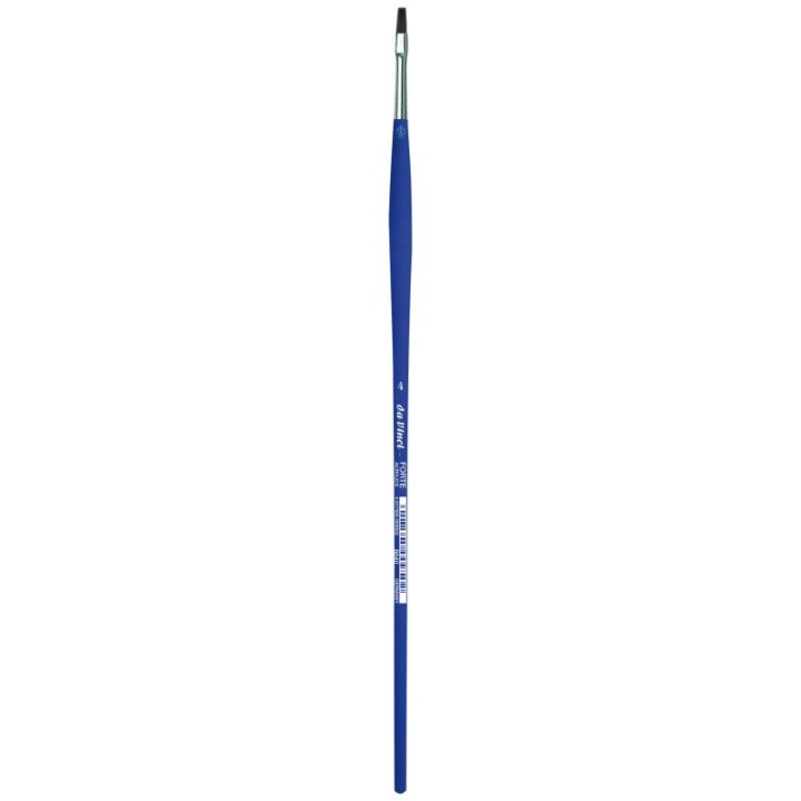 da Vinci FORTE-Acrylics Student Brush, Synthetic, Acrylic & Oil, Flat, Series 8640, Size 4