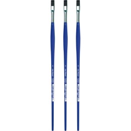 da Vinci FORTE-Acrylics Student Brush, Synthetic, Acrylic & Oil, Flat, Series 8640, Size 8, Pack of 3
