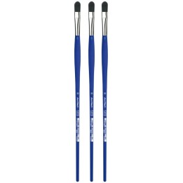 da Vinci FORTE-Acrylics Student Brush, Synthetic, Acrylic & Oil, Filbert, Series 8650, Size 10, Pack of 3