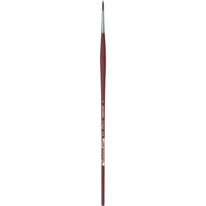 da Vinci COLLEGE Student Brush, Synthetic, Acrylic & Oil, Round, Series 8730, Size 4