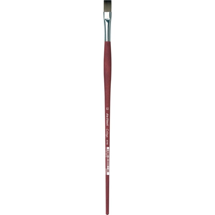 da Vinci COLLEGE Student Brush, Synthetic, Acrylic & Oil, Flat, Series 8740, Size 12