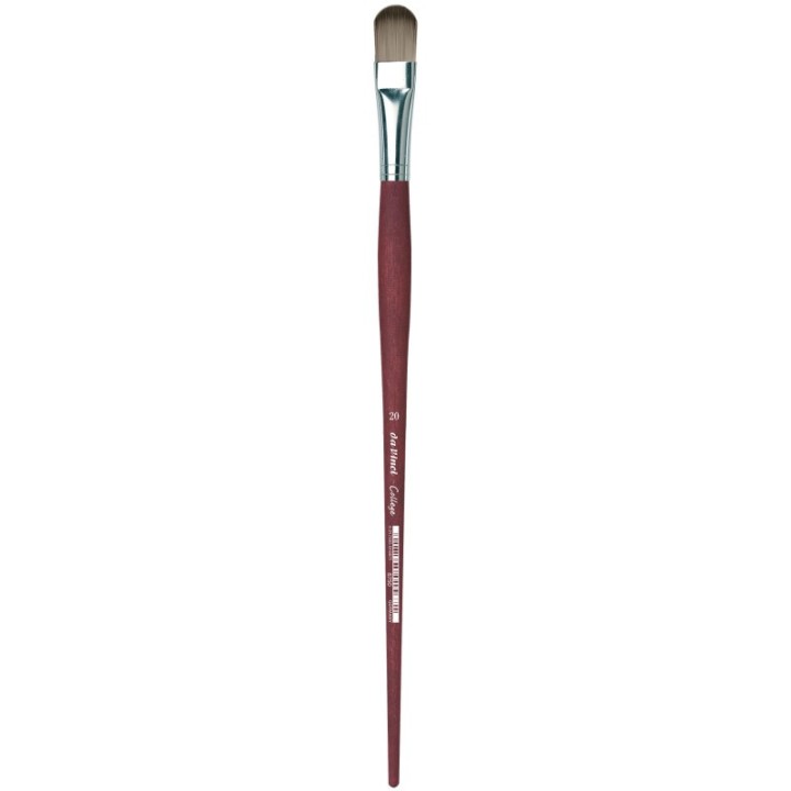 da Vinci COLLEGE Student Brush, Synthetic, Acrylic & Oil, Filbert, Series 8750, Size 20