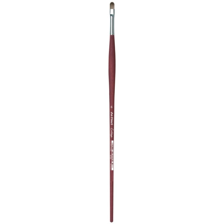 da Vinci COLLEGE Student Brush, Synthetic, Acrylic & Oil, Filbert, Series 8750, Size 6