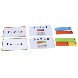 Educational Advantage Connecting Number Rods Work Cards