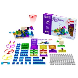 E-Blox® Circuit Blox 120, Circuit Board Building Blocks, 49 Pieces