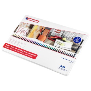 edding 1300 Series Color Markers, Medium, Assorted Colors, Set of 40