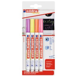 edding 4085 Series Chalk Marker, Neon Colors, Set of 4