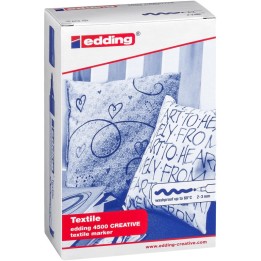 edding 4500 Series Textile Marker, Trendy Colors, Set of 10