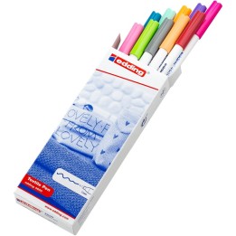 edding 4600 Series Textile Pen, Fun Colors, Box of 10