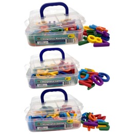 Teacher Created Resources® Magnetic Letters & Numbers 3-Pack, Uppercase, Lowercase, Numbers & Symbols