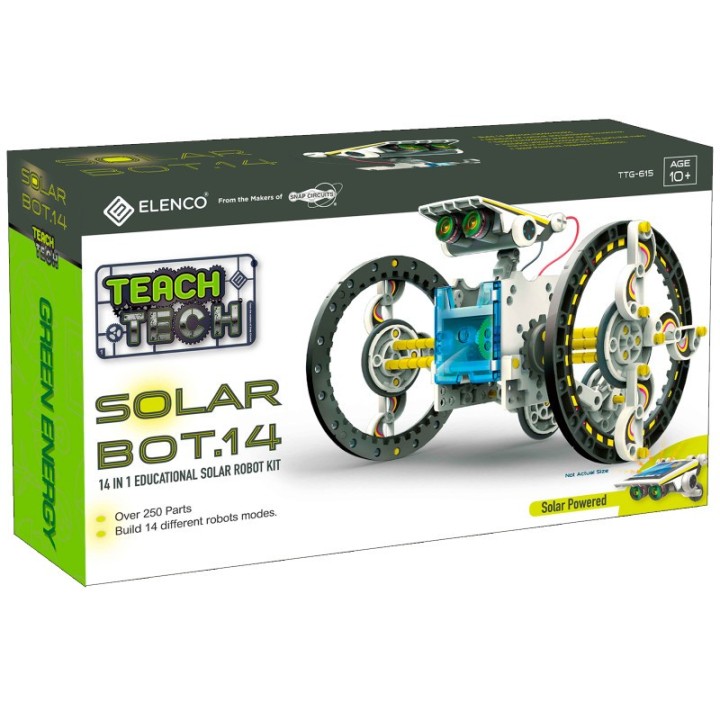 Elenco® TEACH TECH™ SolarBot.14 Robot Kit