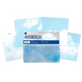 Educational Insights Classroom Light Filters, 2' x 4', Clouds, Set of 4