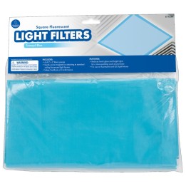Educational Insights Classroom Light Filters, 2' x 2', Tranquil Blue, Set of 4