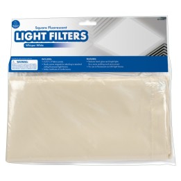 Educational Insights Classroom Light Filters, 2' x 2', Whisper White, Set of 4