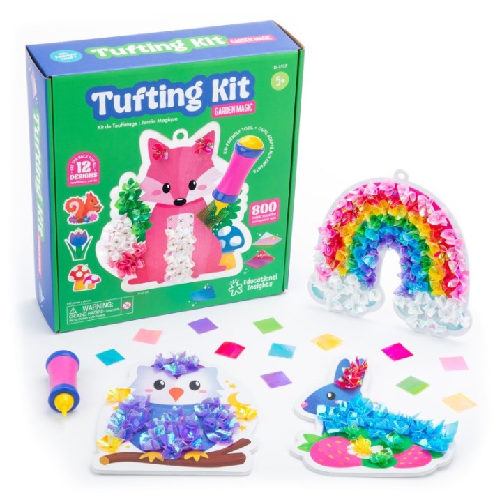 Educational Insights Tufting Kit - Arts and Crafts for Kids