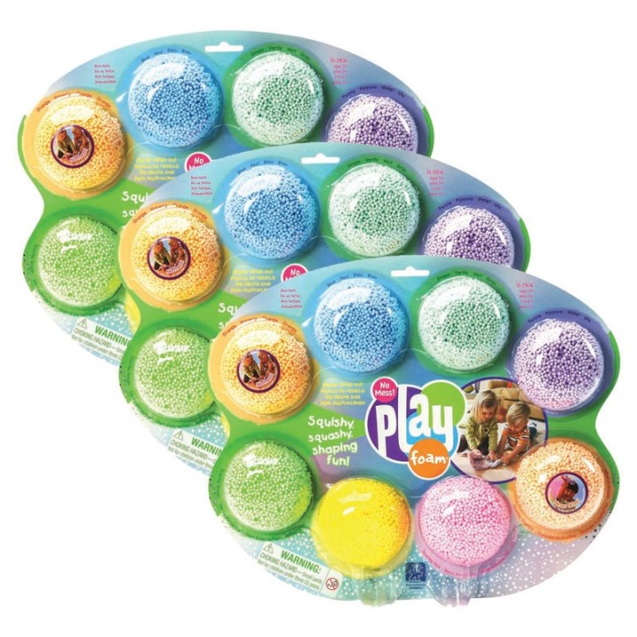 Educational Insights Playfoam® Combo Pack, 8 Per Pack, 3 Packs