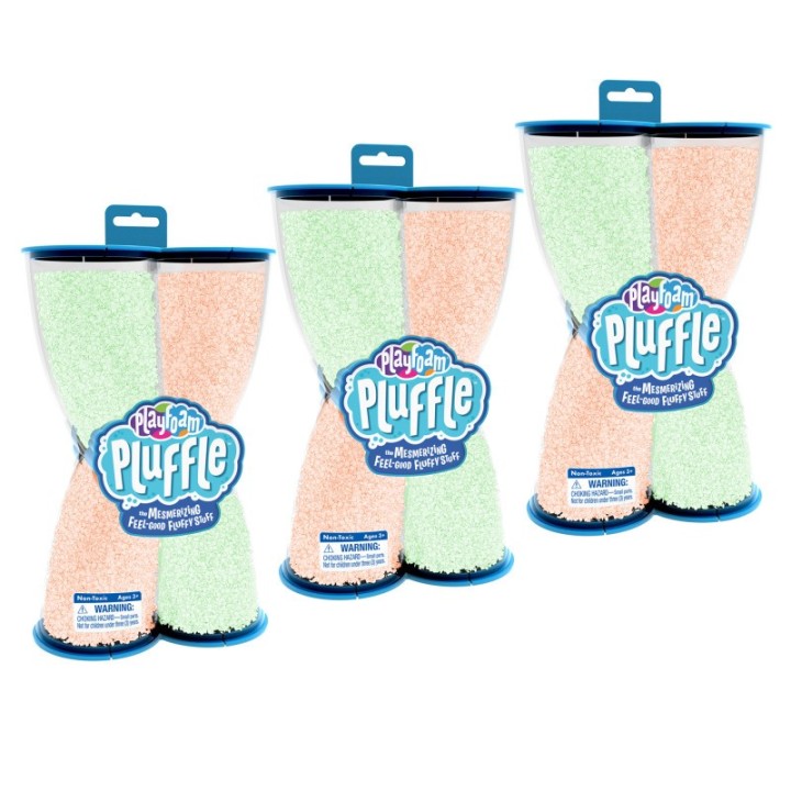 Educational Insights Playfoam® Pluffle™ Twist Glow-in-the-Dark, 3 Packs