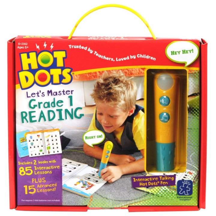 Educational Insights Hot Dots® Jr Let's Master Grade 1 Reading