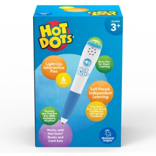 Educational Insights Hot Dots® Light-Up Interactive Pen 6-Pack