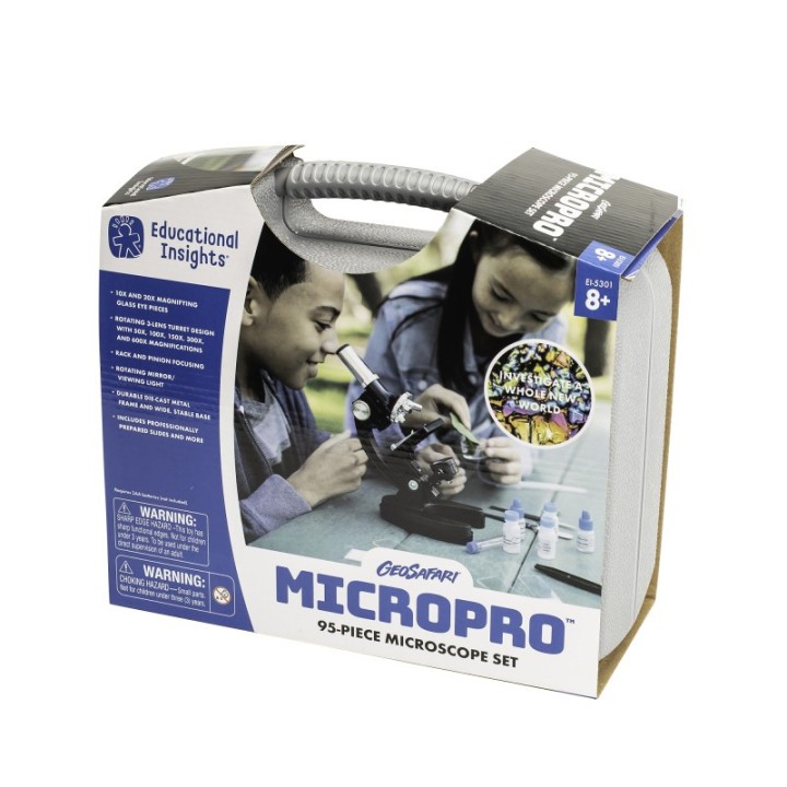 Educational Insights GeoSafari® MicroPro™ 95-Piece Microscope Set
