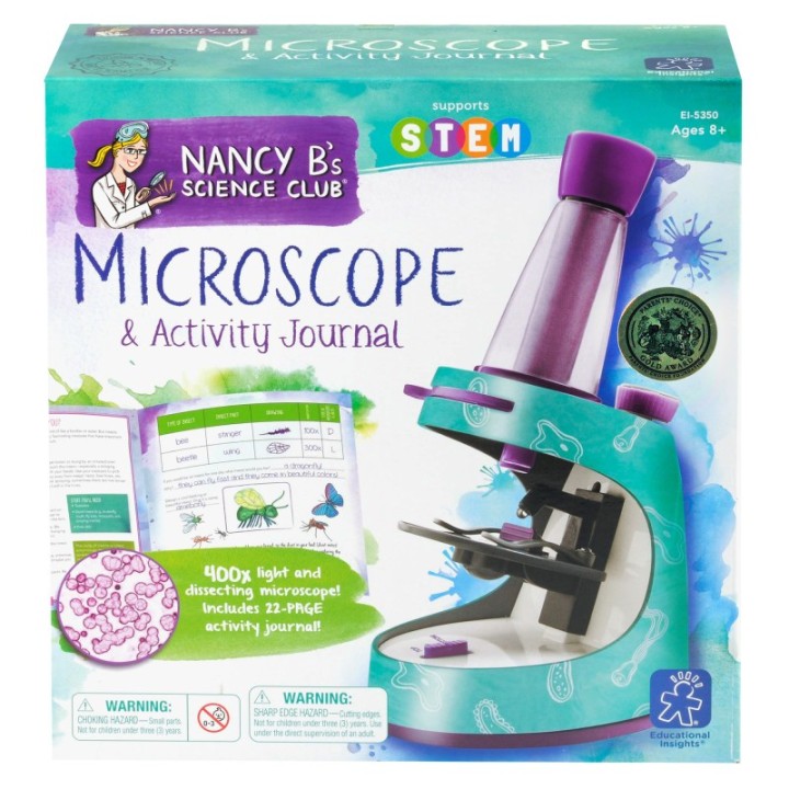 Educational Insights Nancy B’s Science Club® Microscope & Activity Journal