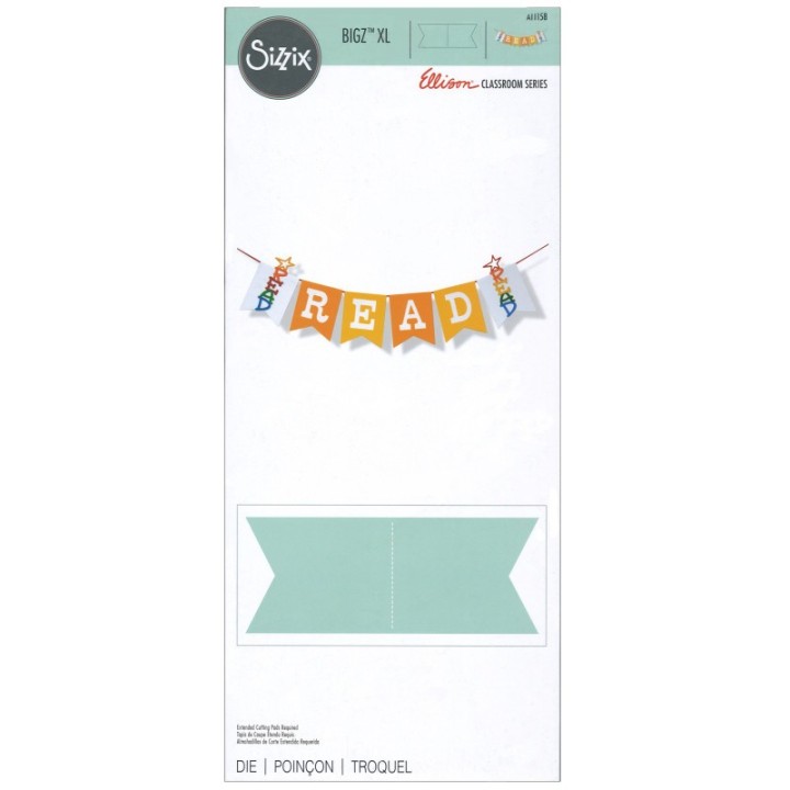 Ellison Education Sizzix Bigz XL Die - Banner, Ribbon