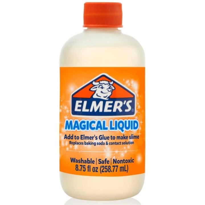 Elmer's® Slime Activator, Magical Liquid Slime Activator Solution, Updated Formula for Twice as Much Slime, 8.75 fl oz