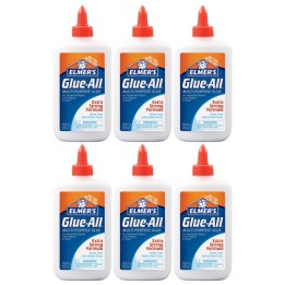 Elmer's® Glue-All Multi-Purpose Liquid Glue, 7-5/8 oz, Pack of 6